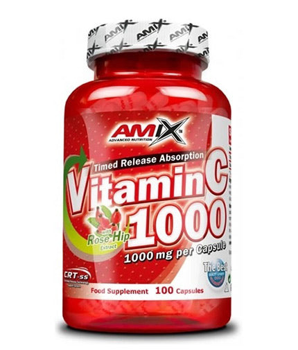 Vitamin C /with Rose Hips/ 1000mg. / 100 Caps.  AMIX - Nutra Best Bulgaria