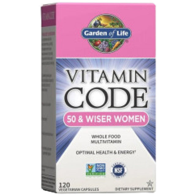 Vitamin Code / 50 & Wiser Women - 120 капсули  Garden Of Life - Nutra Best Bulgaria