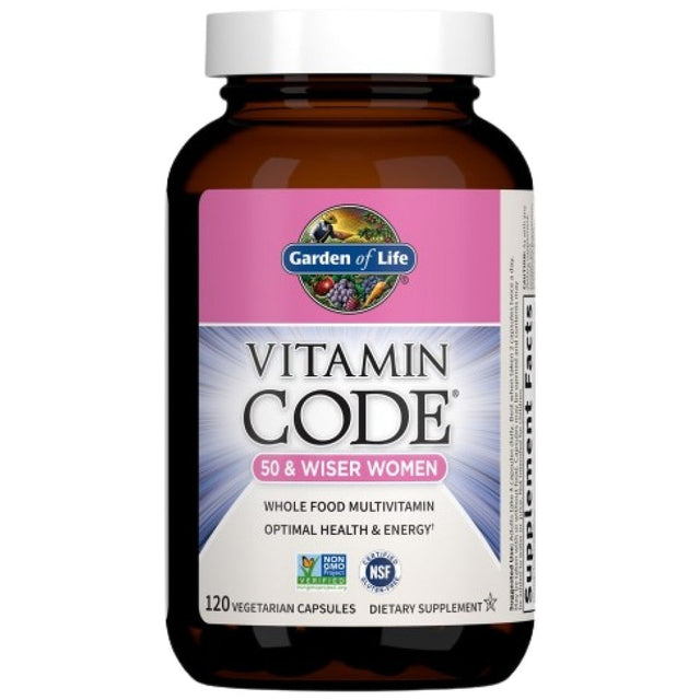 Vitamin Code / 50 & Wiser Women - 240 капсули  Garden Of Life - Nutra Best Bulgaria