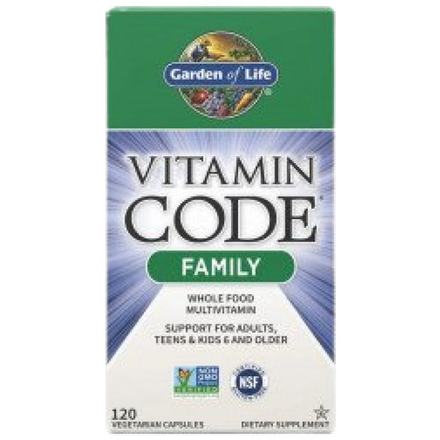 Vitamin Code / Family - 120 капсули  Garden Of Life - Nutra Best Bulgaria
