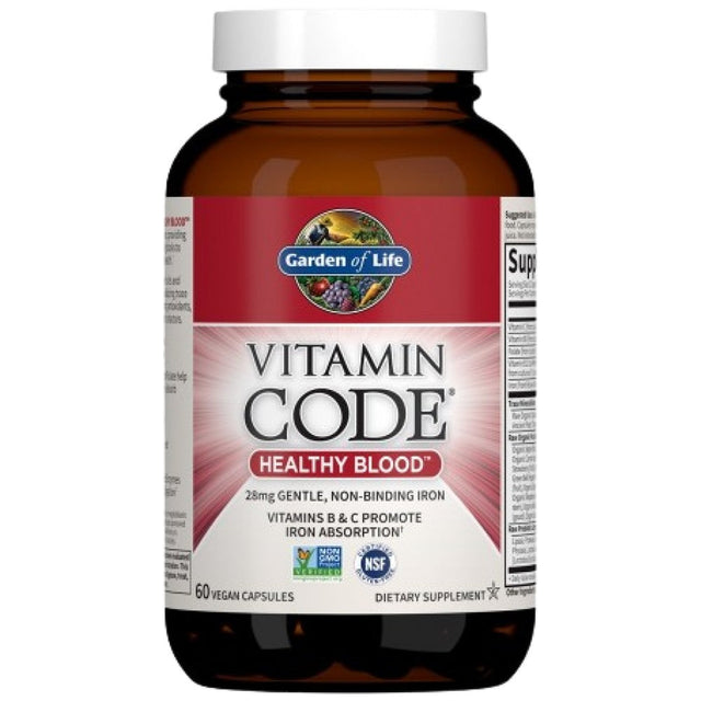 Vitamin Code | Healthy Blood - 60 капсули  Garden Of Life - Nutra Best Bulgaria
