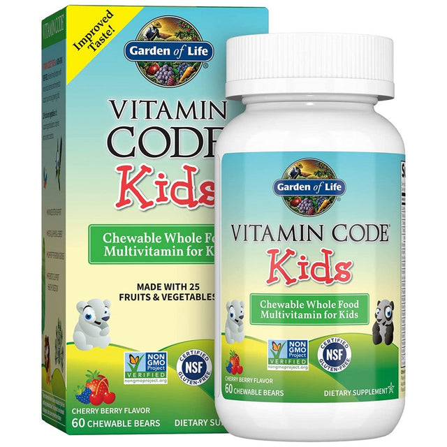 Vitamin Code / KIDS - 60 желирани бонбони  Garden Of Life - Nutra Best Bulgaria