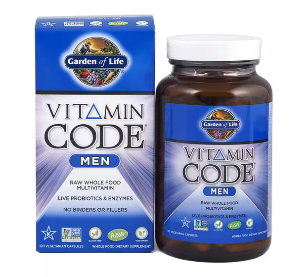 Vitamin Code / Men's Formula - 120 капсули  Garden Of Life - Nutra Best Bulgaria