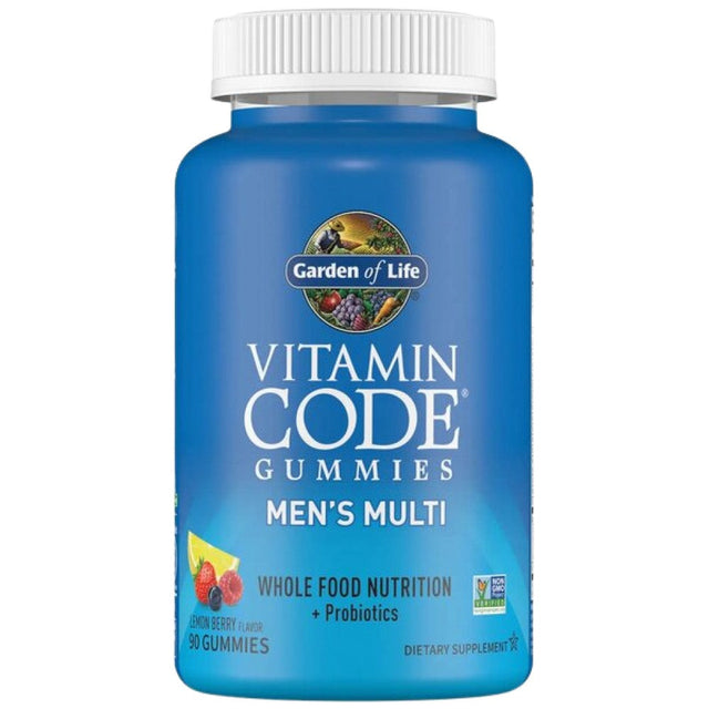 Vitamin Code / Men's Multi Gummies - 90 желирани бонбони  Garden Of Life - Nutra Best Bulgaria