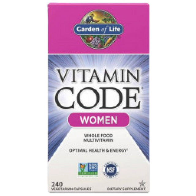 Vitamin Code / Women - 240 капсули  Garden Of Life - Nutra Best Bulgaria