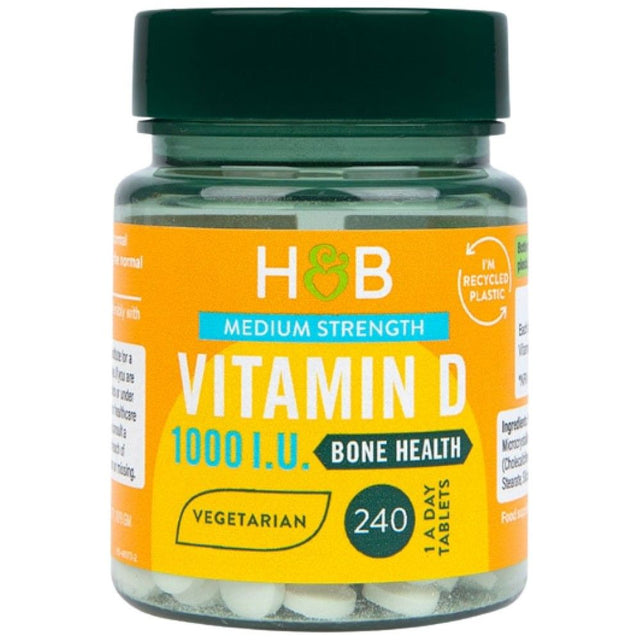 Vitamin D3 1000 IU - 240 Таблетки  Holland and Barrett - Nutra Best Bulgaria