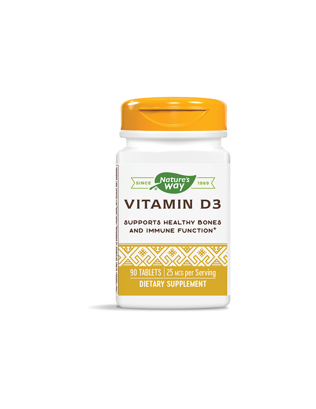 Vitamin D3/ Витамин D3 1000 IU x 90 таблетки Nature’s Way  Nature’s Way - Nutra Best Bulgaria