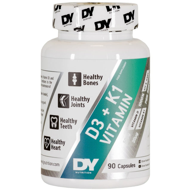 Vitamin D3 + K1 90 капсули  Dorian Yates Nutrition - Nutra Best Bulgaria