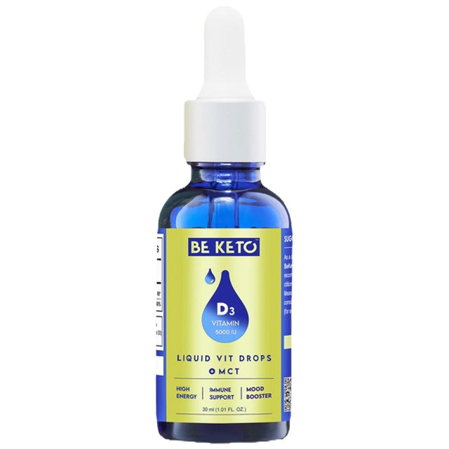 Vitamin D3 in Drops - 30 мл  BeKeto™ - Nutra Best Bulgaria