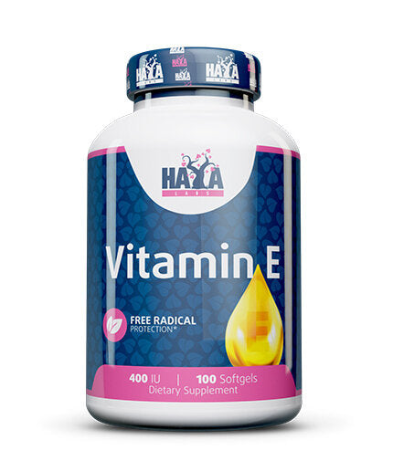Vitamin E 400 IU / 100 Softgels  Haya Labs - Nutra Best Bulgaria