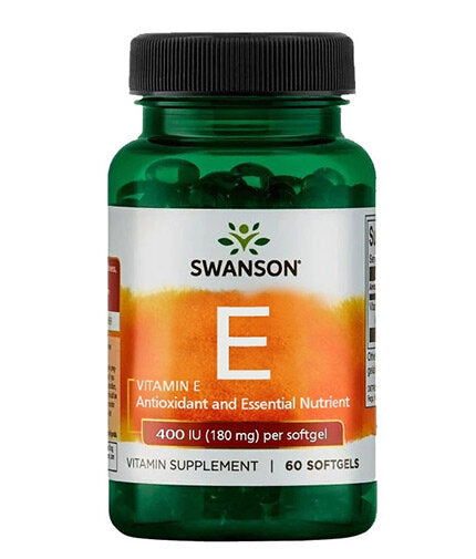 Vitamin E 400 IU - 60 Гел капсули  Swanson - Nutra Best Bulgaria