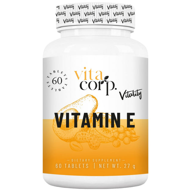 Vitamin E 60 mg - 60 Таблетки  VitaCorp - Nutra Best Bulgaria