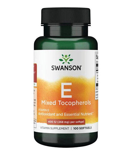 Vitamin E Mixed 400 IU - 100 Гел капсули  Swanson - Nutra Best Bulgaria