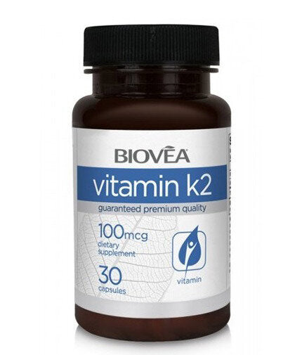 Vitamin K2 100 mcg / 30 Caps  Biovea - Nutra Best Bulgaria