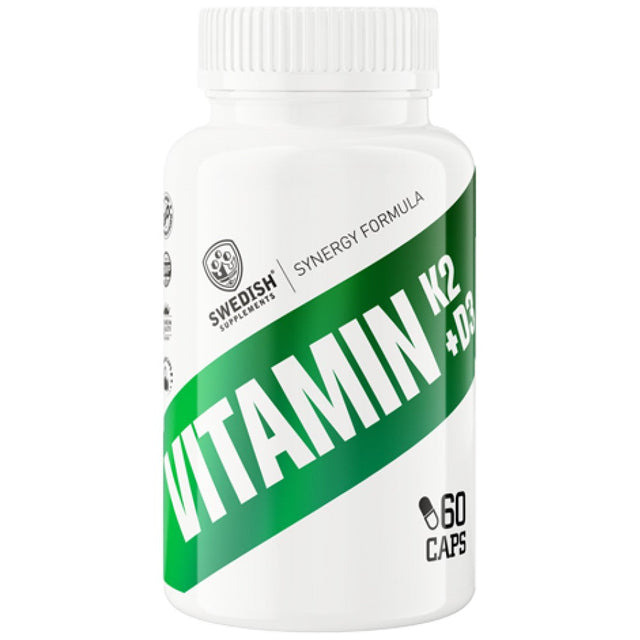 Vitamin K2 + D3 60 капсули  Swedish Supplements - Nutra Best Bulgaria