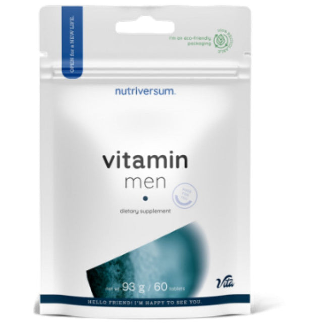 Vitamin Men - 60 Таблетки  Nutriversum - Nutra Best Bulgaria