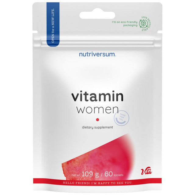 Vitamin Women | Dedicated to Women - 60 Таблетки  Nutriversum - Nutra Best Bulgaria