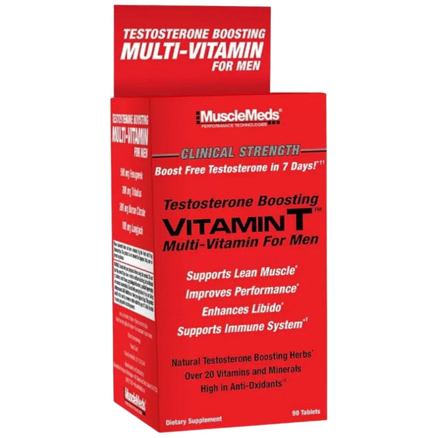 VitaminT | Multi-Vitamin for Men - 90 Таблетки  Muscle Meds - Nutra Best Bulgaria