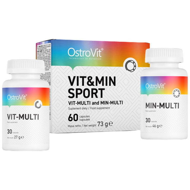 VitandMin Sport / Vit-Multi and Min-Multi Formula 2 x 30 капсули  OstroVit - Nutra Best Bulgaria