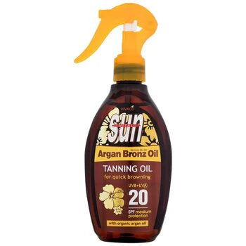 Vivaco - SUN suntan oil with argan oil SPF 20 - 200ml - Feel You