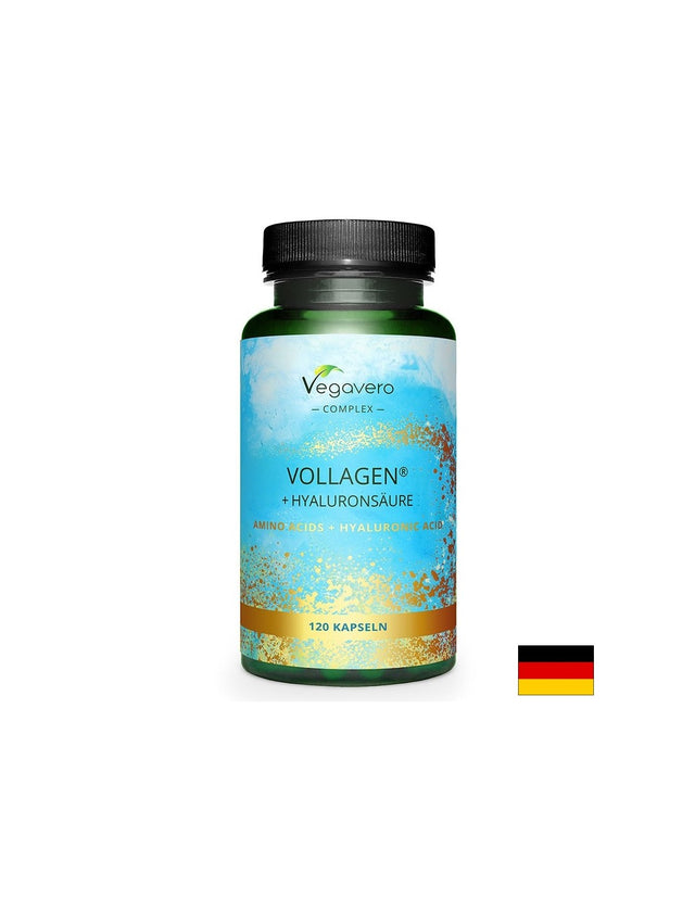 Коса и кожа - Аминокиселини + Хиалуронова киселина Vollagen, 120 капсули Vegavero  Vegavero - Nutra Best Bulgaria