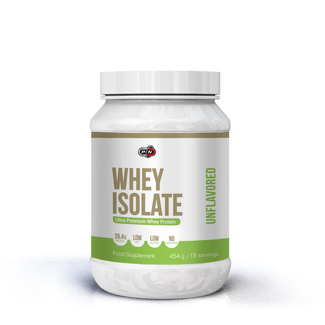 WHEY ISOLATE UNFLAVORED  - 450 GR  Pure Nutrition - Nutra Best Bulgaria