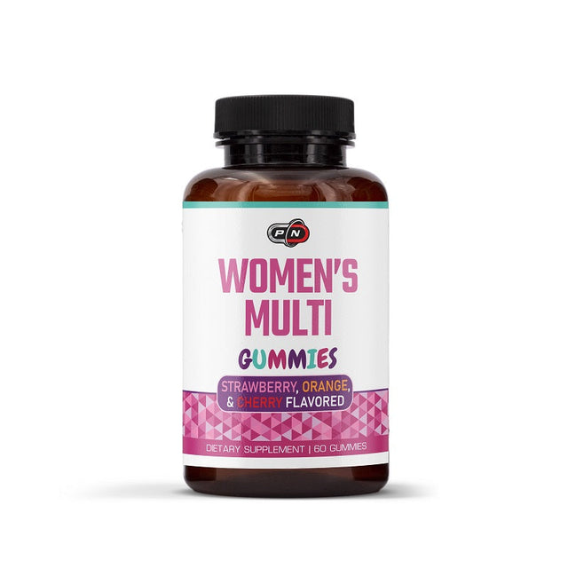 WOMEN'S MULTI STRAWBERRY, ORANGE & CHERRY - 60 gummies - Nutra Best Bulgaria
