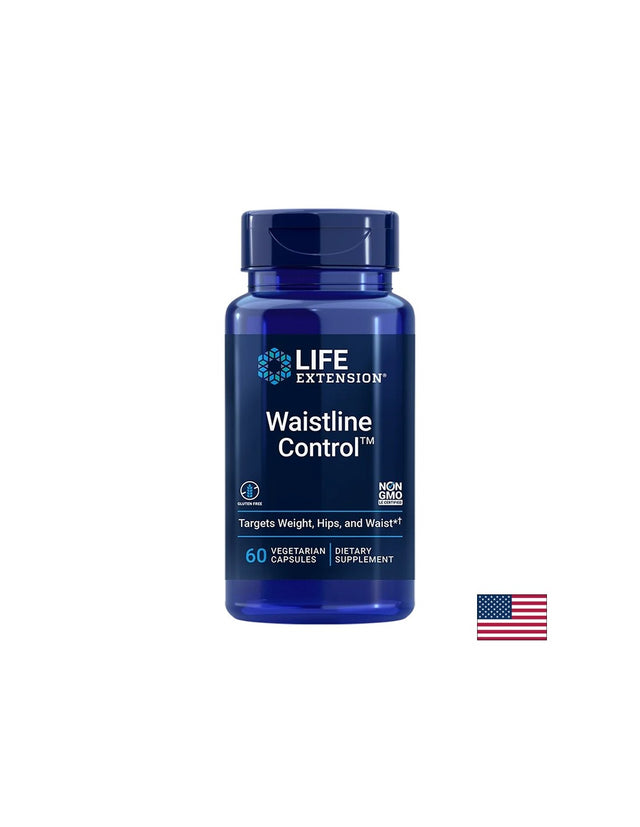 Контрол на теглото - Waistline Control, 60 V капсули  Life Extension - Nutra Best Bulgaria