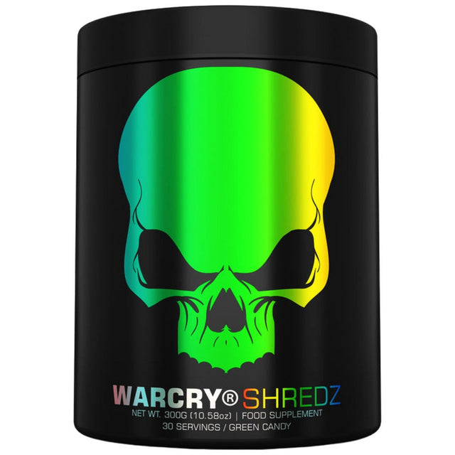 Warcry Shredz | Thermogenic Powder - 300 грама  Genius Nutrition - Nutra Best Bulgaria