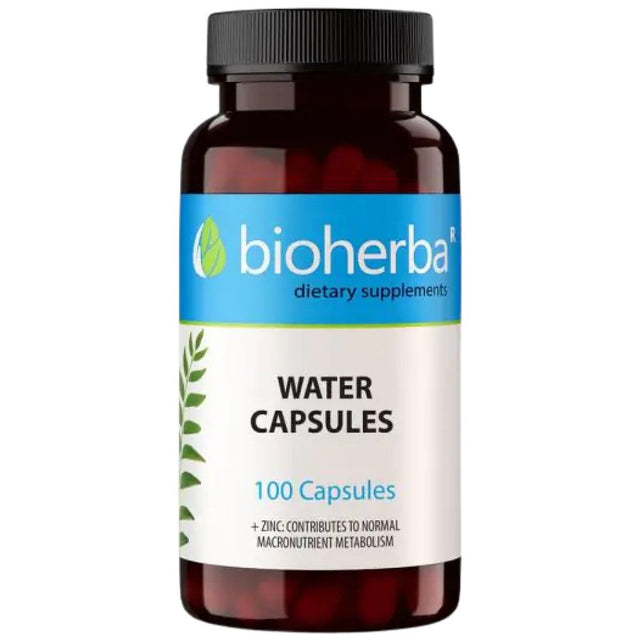 Water Capsules - 100 капсули  Bioherba - Nutra Best Bulgaria