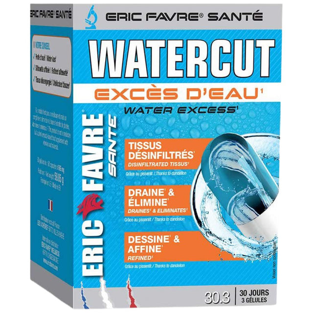 WaterCut | Water Excess Diuretic - 90 капсули  Eric Favre - Nutra Best Bulgaria