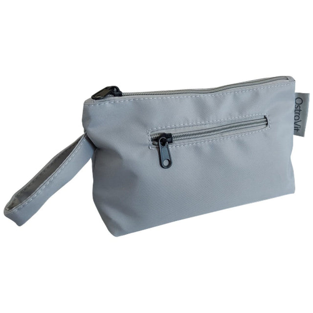 Waterproof Make-Up Bag | Водоустойчив несесер - Сив 25 x 12 cm  OstroVit - Nutra Best Bulgaria