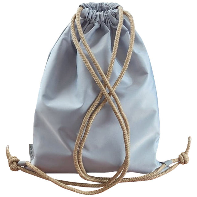 Waterproof Thick String Backpack | Водоустойчива мешка с дебели връзки - Сива 50 x 39 cm  OstroVit - Nutra Best Bulgaria