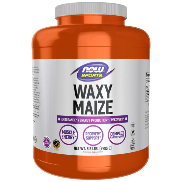 Waxy Maize Starch - 2495 грама  NOW Foods - Nutra Best Bulgaria