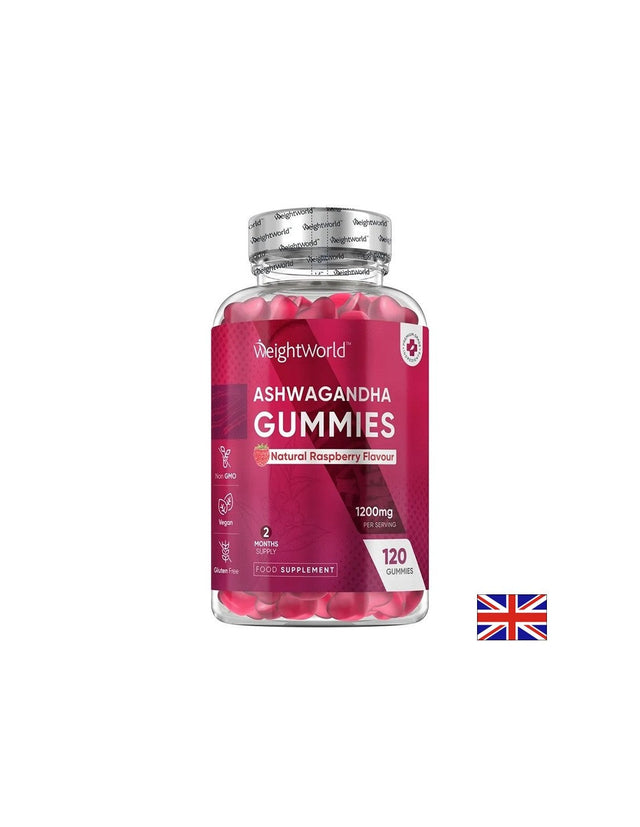 WeightWorld – Ашваганда Гъми – 1200 mg на порция – Желирани бонбони 120 бр.  WeightWorld - Nutra Best Bulgaria