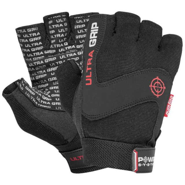 Weightlifting Gloves Ultra Grip - Black  Power System - Nutra Best Bulgaria