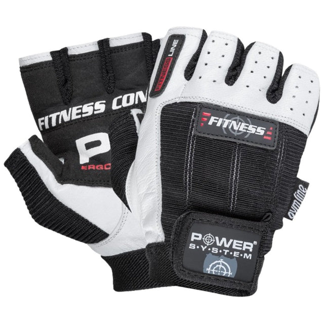 Weightlifting Gloves White/Black  Power System - Nutra Best Bulgaria