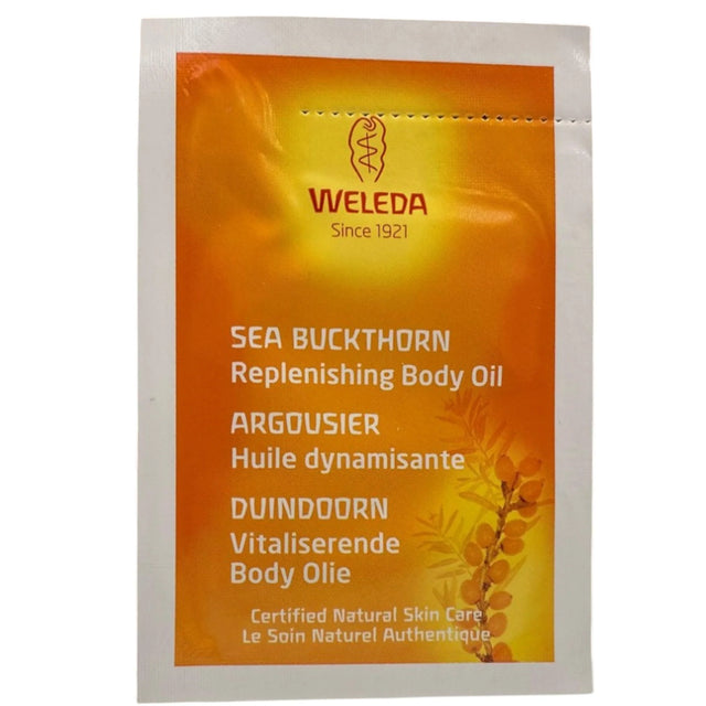 Weleda, Sea Buckthorn, Replenishing, Body Oil, For Body, Face & Eyes, 2 ml *Sample  Weleda - Nutra Best Bulgaria