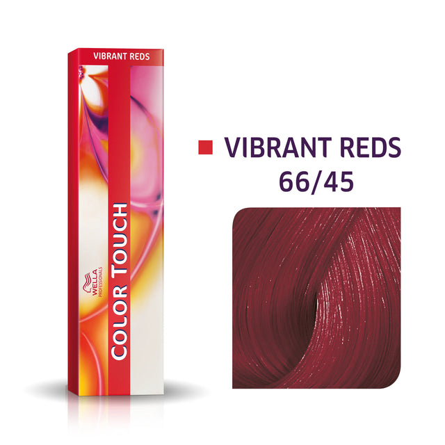 Wella Professionals, Color Touch, Ammonia-Free, Semi-Permanent Hair Dye, 66/45 Dark Intense Red Mahogany Blonde, 60 ml  Wella Professionals - Nutra Best Bulgaria