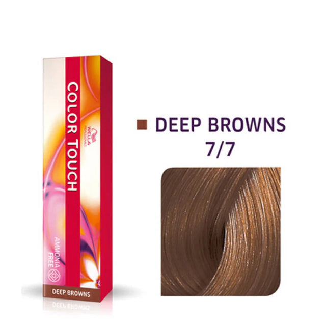 Wella Professionals, Color Touch, Ammonia-Free, Semi-Permanent Hair Dye, 7/7 Medium Chestnut Blond, 60 ml  Wella Professionals - Nutra Best Bulgaria