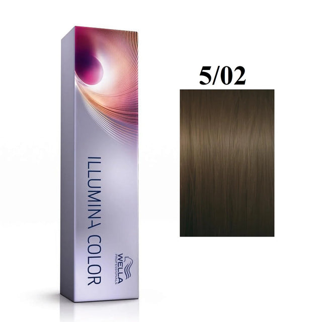 Wella Professionals, Illumina Color, Permanent Hair Dye, 5/02 Matte Natural Light Chestnut, 60 ml  Wella Professionals - Nutra Best Bulgaria