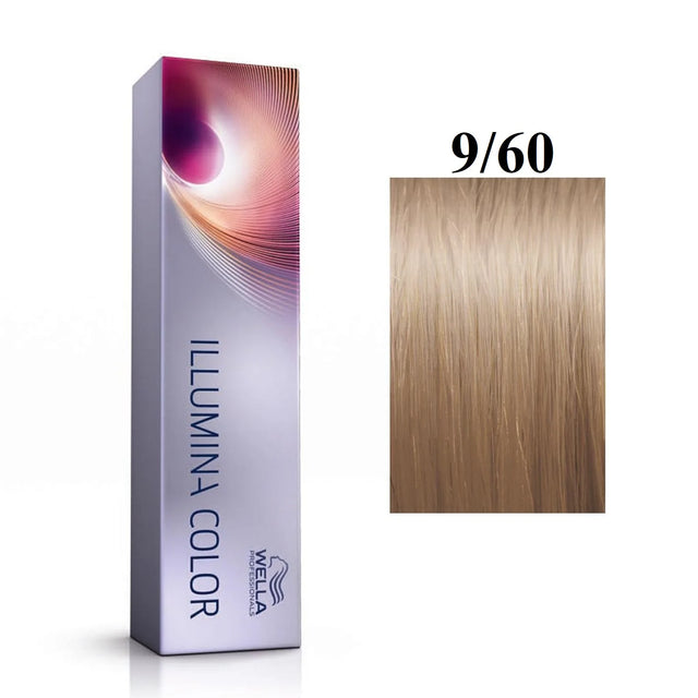 Wella Professionals, Illumina Color, Permanent Hair Dye, 9/60 Bright Blonde Natural Violet, 60 ml  Wella Professionals - Nutra Best Bulgaria