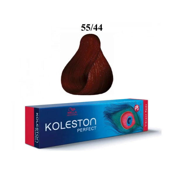 Wella Professionals, Koleston Perfect, Permanent Hair Dye, 55/44 Intense Light Brown Red Red, 60 ml  Wella Professionals - Nutra Best Bulgaria