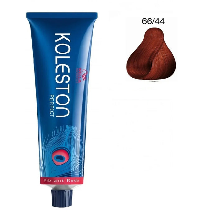 Wella Professionals, Koleston Perfect, Permanent Hair Dye, 66/44 Dark Blonde Intense Red, 60 ml  Wella Professionals - Nutra Best Bulgaria
