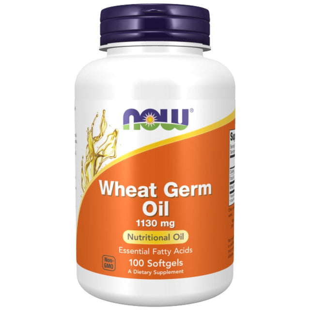 Wheat Germ Oil 1130 mg - 100 Гел капсули  NOW Foods - Nutra Best Bulgaria