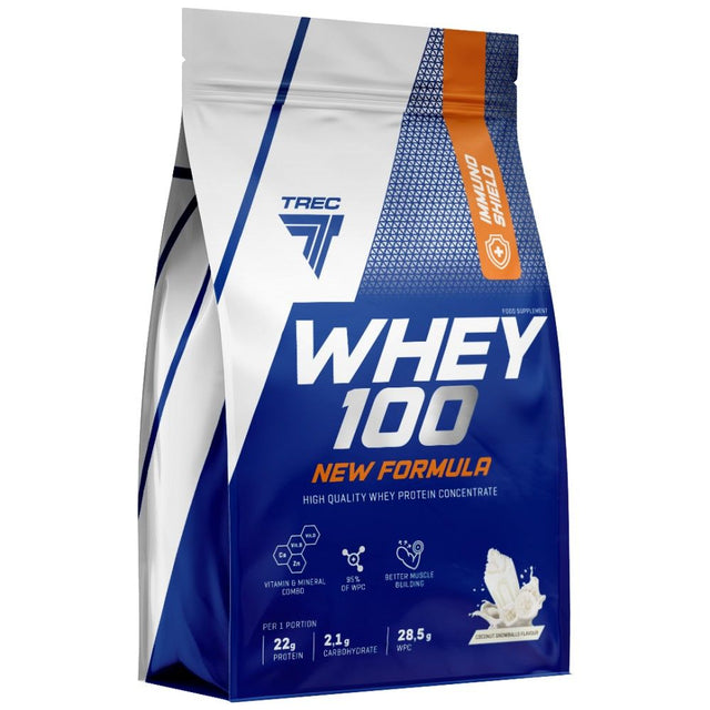 Whey 100 | High Quality Whey Protein Concentrate with Immuno Shield - 2000 грама  Trec Nutrition - Nutra Best Bulgaria