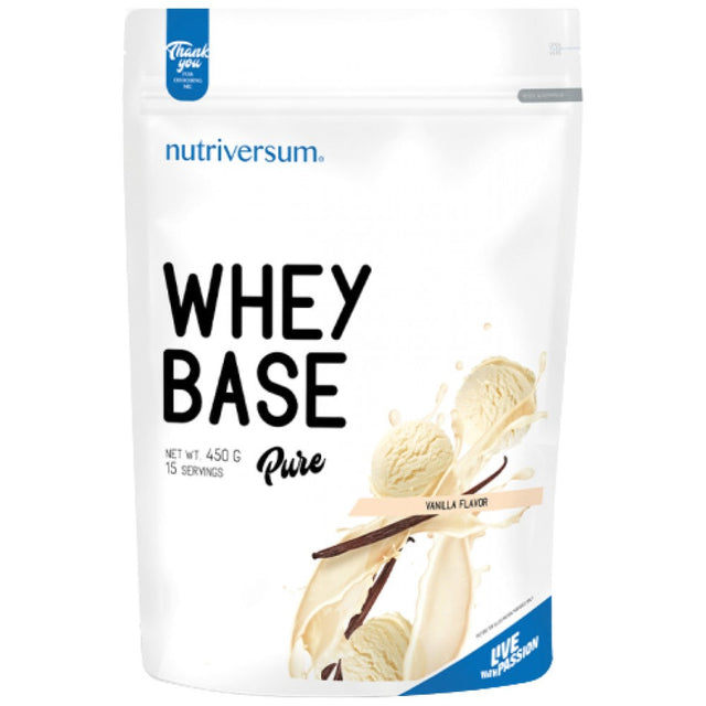 Whey Base | Whey Protein Concentrate + Milk Protein - 450 грама  Nutriversum - Nutra Best Bulgaria