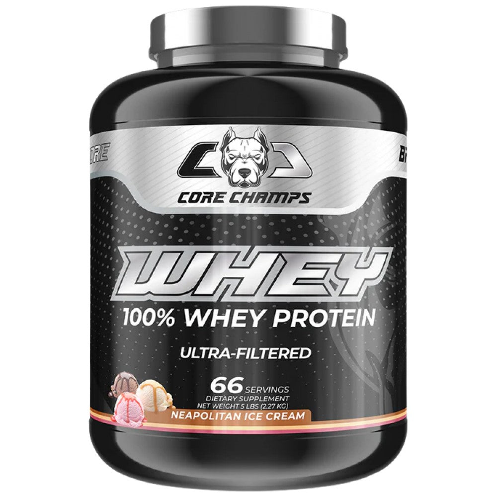 Whey Protein | 100% Ultra Filtered Whey - 2270 грама  Core Champs by Kai Greene - Nutra Best Bulgaria