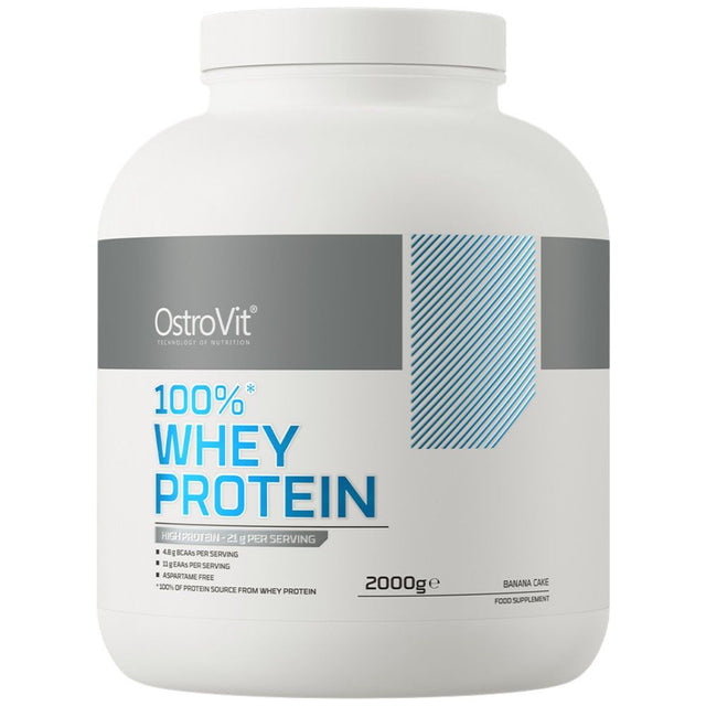 Whey Protein | 100% Whey Protein Concentrate - 2000 грама  OstroVit - Nutra Best Bulgaria