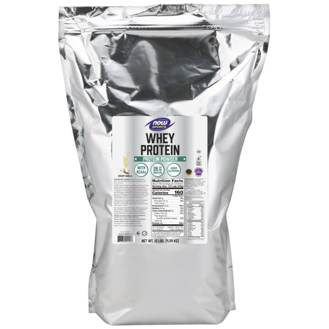 Whey Protein - 4.54 kg  NOW Foods - Nutra Best Bulgaria